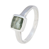 Zazlle Light Green Solitaire Ring - Elegant Gemstone Jewelry
